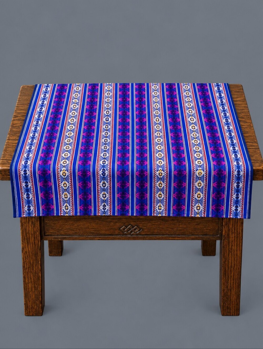 Andean Peruvian Rainbow Ceremonial Altar Tablecloth Throw